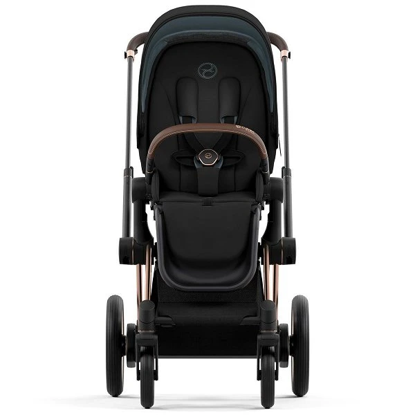 CYBEX E-PRIAM Kinderwagen Sepia Black Bundle New Generation Inkl. 8 Zubehörartikel – Bild 4