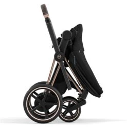 CYBEX E-PRIAM Kinderwagen Sepia Black Bundle New Generation Inkl. 8 Zubehörartikel -Babyprodukte cyb 21 int y270 e priam luxseat rogo dpbl self standing fold screen ultra hd 1 1 1