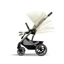 CYBEX Balios S LUX Kinderwagen + Cloud T I-Size Bundle Seashell Beige -Babyprodukte cyb 22 int excl us y090 baliosslux tpe sebe recline screen hd