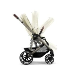 CYBEX Balios S LUX Kinderwagen + Cloud T I-Size Bundle Seashell Beige -Babyprodukte cyb 22 int y270 baliosslux tpe sebe folding steps screen hd