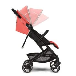CYBEX Beezy Buggy Hibiscus Red - Gestell Black 7 CYBEX Beezy Buggy Hibiscus Red - Gestell Black -Babyprodukte cyb 22 int y270 beezy blk hibr canopy steps