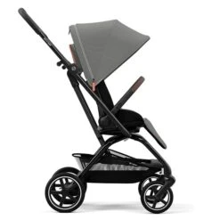CYBEX Eezy S Twist+2 Buggy Lava Grey Gestell Black | Mit All-Terrain Rädern -Babyprodukte cyb 22 int y270 eezystwist 2 blk lagr
