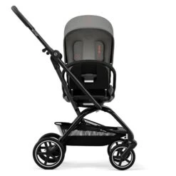 CYBEX Eezy S Twist+2 Buggy Lava Grey Gestell Black | Mit All-Terrain Rädern -Babyprodukte cyb 22 int y270 eezystwist 2 blk lagr rotation