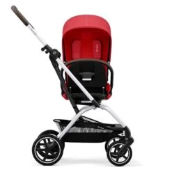CYBEX Eezy S Twist+2 Buggy Hibiscus Red Gestell Silver | Mit All-Terrain Rädern -Babyprodukte cyb 22 int y270 eezystwist 2 slv hibr rotation