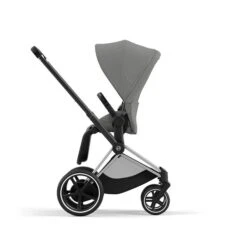 CYBEX E-PRIAM Kinderwagen Mirage Grey Bundle New Generation Inkl. 8 Zubehörartikel -Babyprodukte cyb 23 int y270 e priam chbh migr rwf print medium