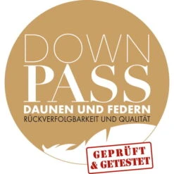 Träumeland Einziehdecke Daunenleicht 80x80 -Babyprodukte downpass logo 5