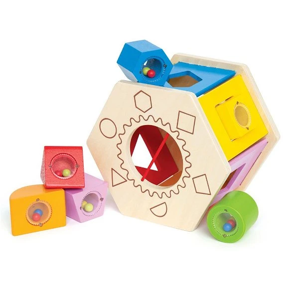 Hape Sortierbox Shake & Match E0407 1 Hape Sortierbox Shake & Match E0407