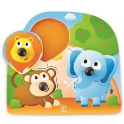 Hape Knopfpuzzle Dschungeltiere E1310