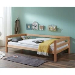 Relita NORA Sofabett Buche Massiv Natur 120 X 200 Cm