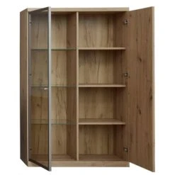 Trendteam Echo Anbauwand Artisan Eiche Melamin -Babyprodukte echo wo 1913 036 92 geoeffnet freisteller 1