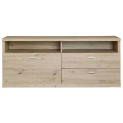 Trendteam Echo TV-Lowboard Beleuchtet Artisan Eiche Melamin