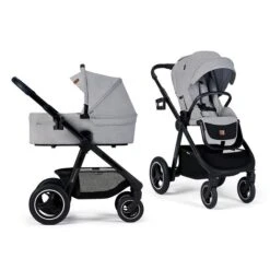 Kinderkraft EVERYDAY 2in1 Kinderwagen Light Grey Inkl. Adapter, Fußsack, Sonnensegel & Regenschutz -Babyprodukte everyday 5902533917556 dh 16