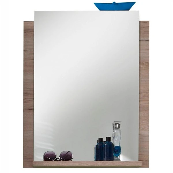 Trendteam Campus Wandspiegel Eiche San Remo Hell / Weiß 1 Trendteam Campus Wandspiegel Eiche San Remo Hell / Weiß