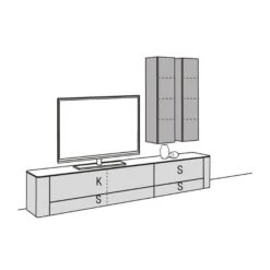 Hülsta Gentis Wohnwand 3 - Akzent Naturstamm - Breite 316,8 Cm 9 Hülsta Gentis Wohnwand 3 - Akzent Naturstamm - Breite 316,8 Cm -Babyprodukte gentis 3 strich