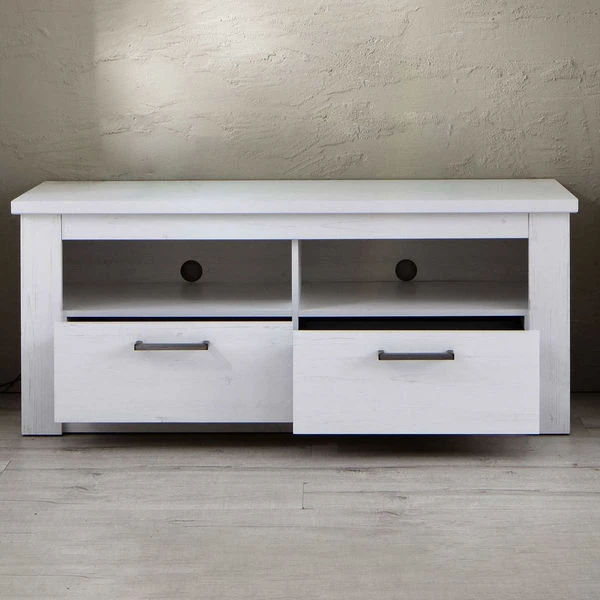 Trendteam Georgia TV-Unterteil Pinie Weiß 2 Trendteam Georgia TV-Unterteil Pinie Weiß – Bild 2