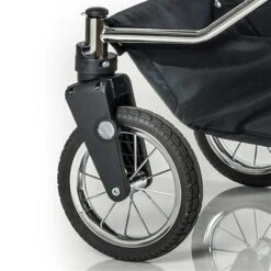 HESBA Condor Coupe Kinderwagen Außen 888 Innen 700 Teilleder Schwenkbare Vorderräder, Ledergriff Dunkelbraun -Babyprodukte gestelltyp sw sl 2 25 schwenkbaren vorderraeder 7 1 1