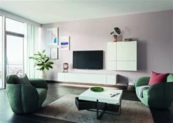 Hülsta Neo Wohnwand Kombination 1 Lack Reinweiß