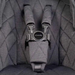 ICandy Orange Double Combo Light Slate Marl Geschwisterkinderwagen | Inkl. Praktischem Zubehör -Babyprodukte icandy orange harness close up 5