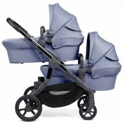 ICandy Orange Twin Combo Mist Blue Marl Phantom Zwillingskinderwagen | Inkl. Praktischem Zubehör -Babyprodukte icandy orange mist blue profile twin cc cc pf