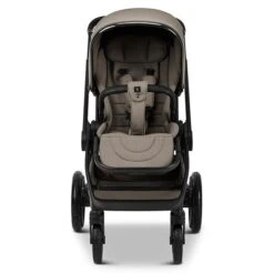 Moon Gio Plus Kombi-Kinderwagen Mud/black Chrome Zubehör Bundle -Babyprodukte k24 gioplus 64940610 sportsitz mud 622 1 front 1