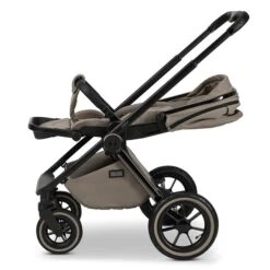Moon Gio Plus Kombi-Kinderwagen Mud/black Chrome Zubehör Bundle -Babyprodukte k24 gioplus 64940610 sportsitzoffenflach mud 622 7 left 1