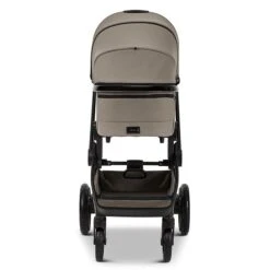 Moon Gio Plus Kombi-Kinderwagen Mud/black Chrome Zubehör Bundle -Babyprodukte k24 gioplus 64940610 wanne mud 622 1 front 1