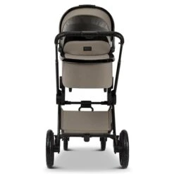 Moon Gio Plus Kombi-Kinderwagen Mud/black Chrome Zubehör Bundle -Babyprodukte k24 gioplus 64940610 wanne mud 622 5 back 1