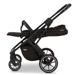 Moon Piú Kombi-Kinderwagen Black/black Matt Zubehör Bundle -Babyprodukte k24 piu 64960630 sportsitzflach black 633 7 left 1