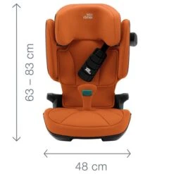 Britax Römer Kidfix I-Size Cosmos Black Kindersitz Gruppe ECE R 129 / I-Size -Babyprodukte kidfix i size dimension images angle 03