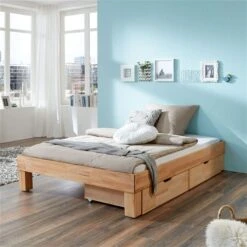 Relita MANUELA Futonbett Buche Massiv Geölt 3 Größen Wählbar - Frachtfrei 11 Relita MANUELA Futonbett Buche Massiv Geölt 3 Größen Wählbar - Frachtfrei -Babyprodukte manuela natur bettkasten 1