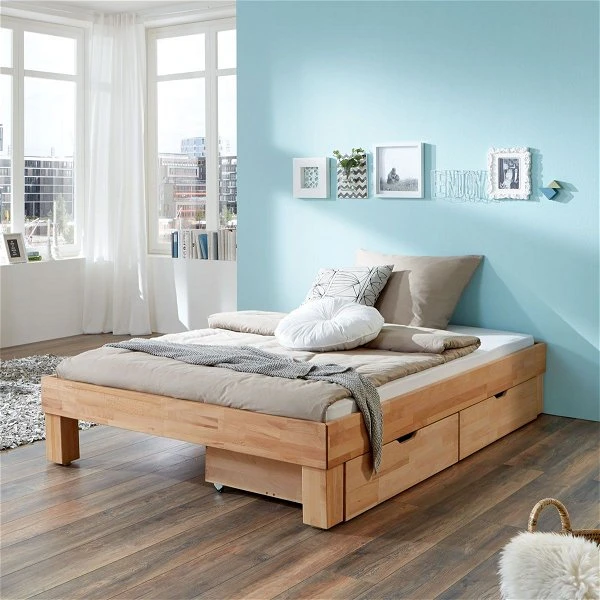 Relita MANUELA Futonbett Buche Massiv Geölt 3 Größen Wählbar - Frachtfrei 5 Relita MANUELA Futonbett Buche Massiv Geölt 3 Größen Wählbar - Frachtfrei – Bild 5