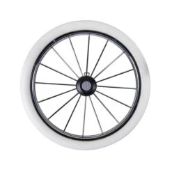 HESBA Corrado Kinderwagen Außen 522 Innen 177 Räder Weiß 30 Cm, Ledergriff Weiß -Babyprodukte metallspeichenrad eva 250 gr 8 1