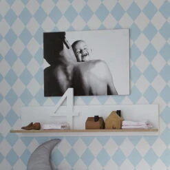 Transland Hilja Sparset Eiche-Bordeaux/kreideweiß Babybett 70x140 Cm & Wickelkommode 13 Transland Hilja Sparset Eiche-Bordeaux/kreideweiß Babybett 70x140 Cm & Wickelkommode -Babyprodukte paidi hilja wandregal 2