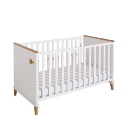 Paidi Lotte & Fynn Sparset - Steiff By PAIDI Babybett & Wickelkommode - Kreideweiß/Eiche Massiv -Babyprodukte paidi lottefynnkinderbett 4