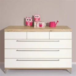 Paidi Remo Wickelkommode 6 Schubkästen Inkl. Wickelaufsatz, Frachtfrei Zum Aktionspreis -Babyprodukte paidi remo kommode 6s kreideweiss 3