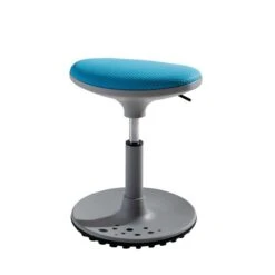 Babyprodukte 50 Paidi Speedy Sitzhocker Azurblau/grau Sitzhöhe Stufenlos Einstellbar