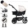Tfk Mono 2 Kombi Kinderwagen Sand Luftkammer Radset Bundle Mit Cupholder