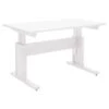 LIFETIME Schreibtisch 120 Cm Kiefer Weiß 30255-10 Höhenverstellbar