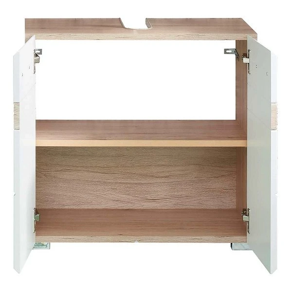 Trendteam Set-One Bad Kombination 4-teilig Weiß / Eiche 3 Trendteam Set-One Bad Kombination 4-teilig Weiß / Eiche – Bild 3