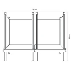 Timkid Sila Couch Klein Petrol/orange Kissen Petrol/orange -Babyprodukte sila couch klein technisch 2 1 1