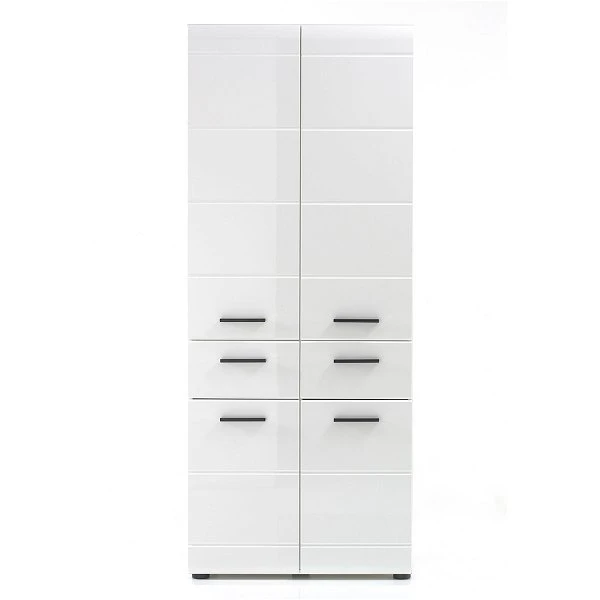 Trendteam Skin Hochschrank Breit Weiß Hochglanz 1 Trendteam Skin Hochschrank Breit Weiß Hochglanz