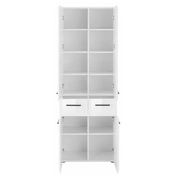 Trendteam Skin Hochschrank Breit Weiß Hochglanz 2 Trendteam Skin Hochschrank Breit Weiß Hochglanz – Bild 2