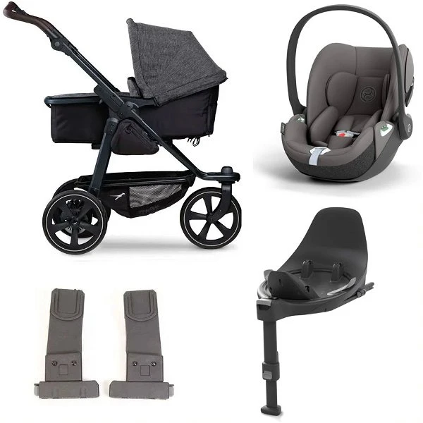 Tfk Mono 2 Kinderwagen Bundle Premium Anthrazit Luftkammer CYBEX Cloud T I-Size + Base + Adapter 1 Tfk Mono 2 Kinderwagen Bundle Premium Anthrazit Luftkammer CYBEX Cloud T I-Size + Base + Adapter