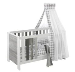 Schardt Pixie Grey Kinderzimmer Inkl. Umbauseiten Mit 3-türigem Schrank - Toppreis -Babyprodukte vichy grey bettset 35