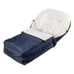 HESBA Winterfußsack Duo 260 Baumwollpelz Außenstoff 2-farbig